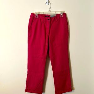 New Westbound deep rose cropped pants